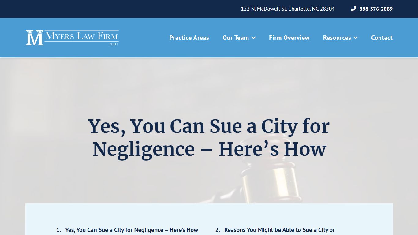 Yes, You Can Sue a City for Negligence – Here’s How